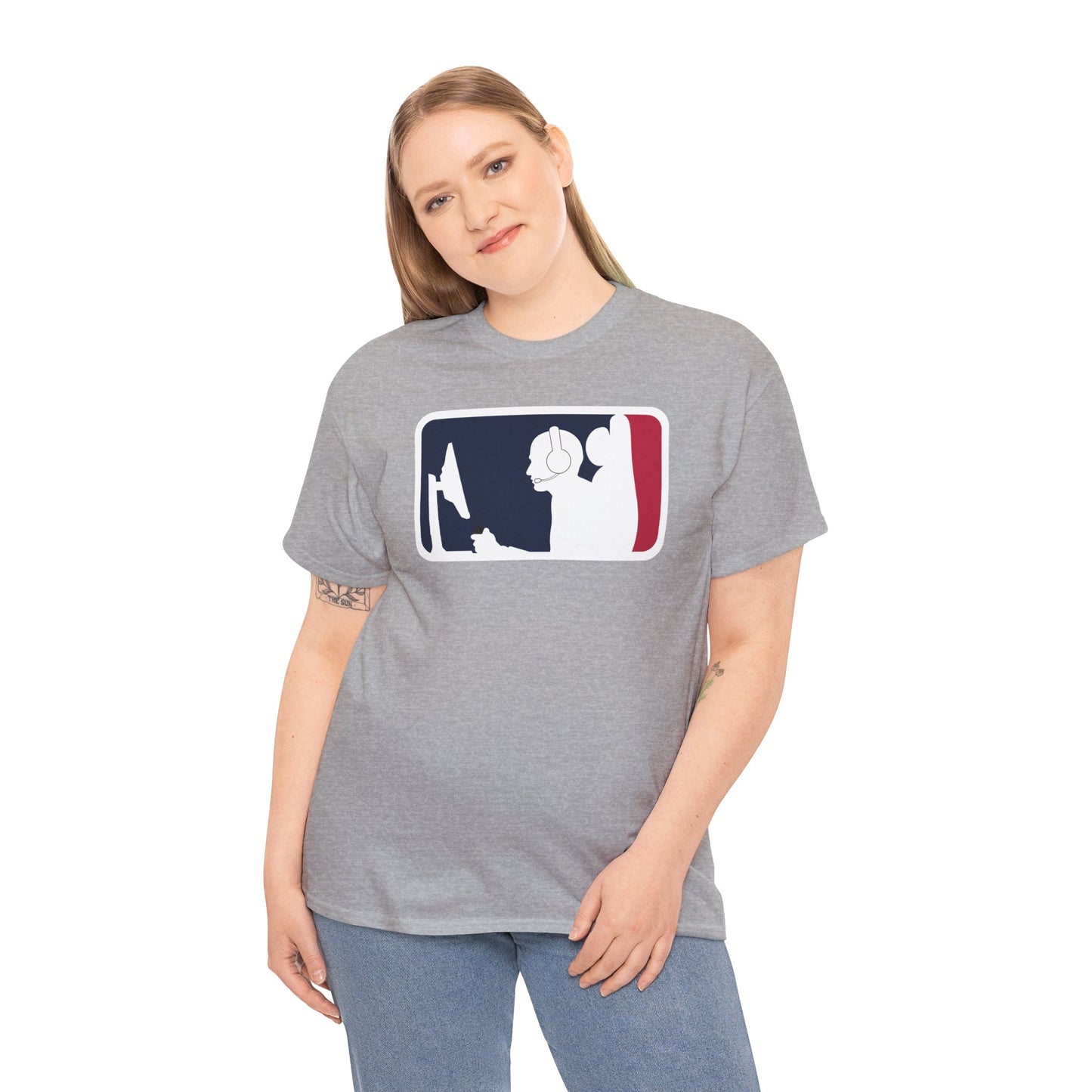 MAJOR LEAGUE GAMER (CONSOLE). Unisex Heavy Cotton Tee