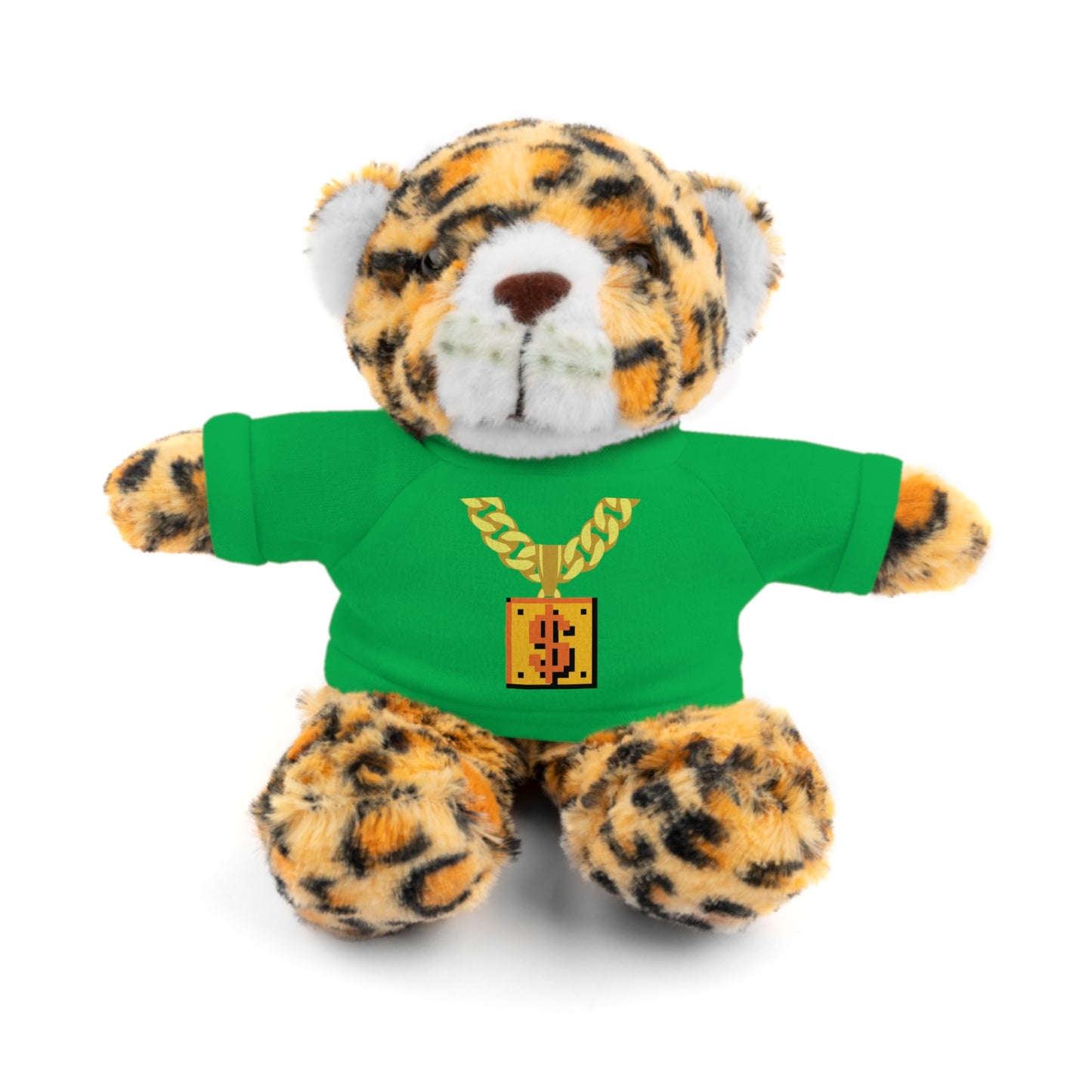 HUG LIFE. Stuffed Animals with COIN BOX CUBAN CHAIN $? Tee