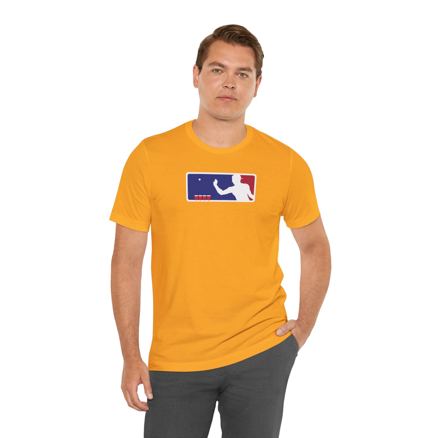 MAJOR LEAGUE PONGER. Unisex Jersey Short Sleeve Tee
