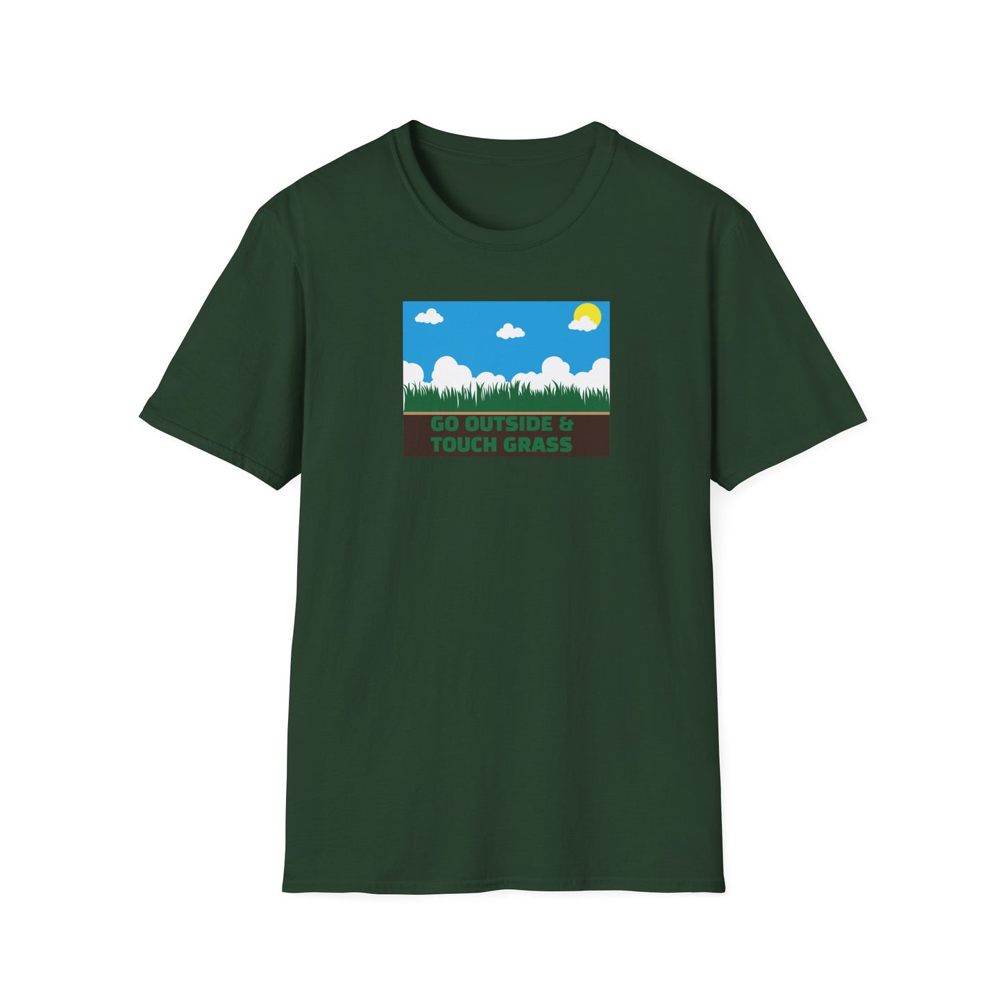 TOUCH GRASS. Unisex Softstyle T-Shirt