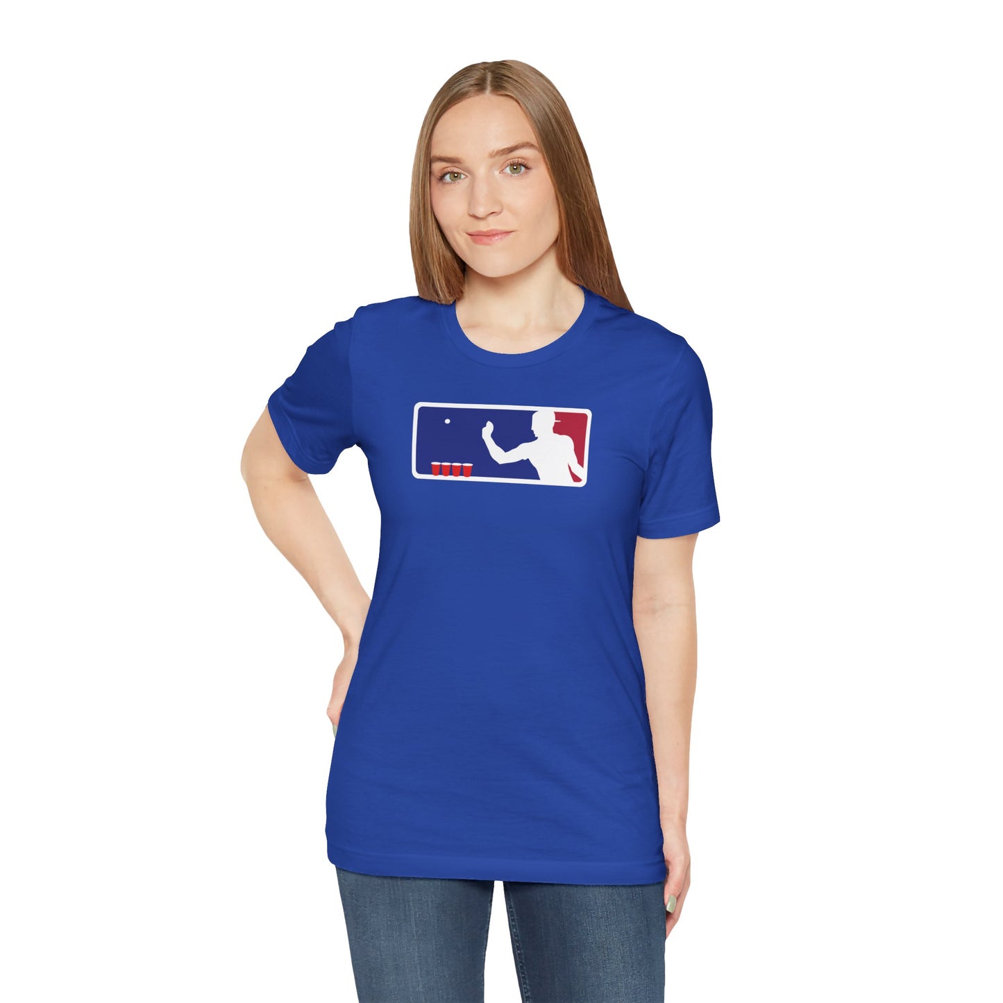 MAJOR LEAGUE PONGER. Unisex Jersey Short Sleeve Tee