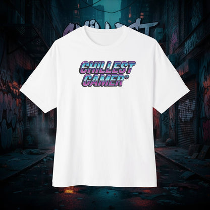 CHILLEST GAMER. Unisex Oversized Boxy Tee
