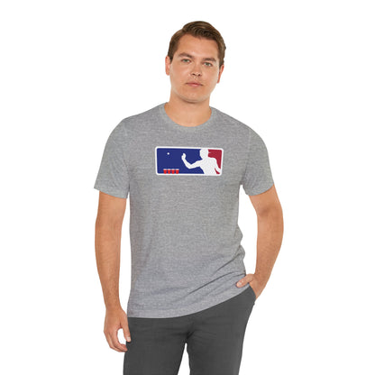 MAJOR LEAGUE PONGER. Unisex Jersey Short Sleeve Tee