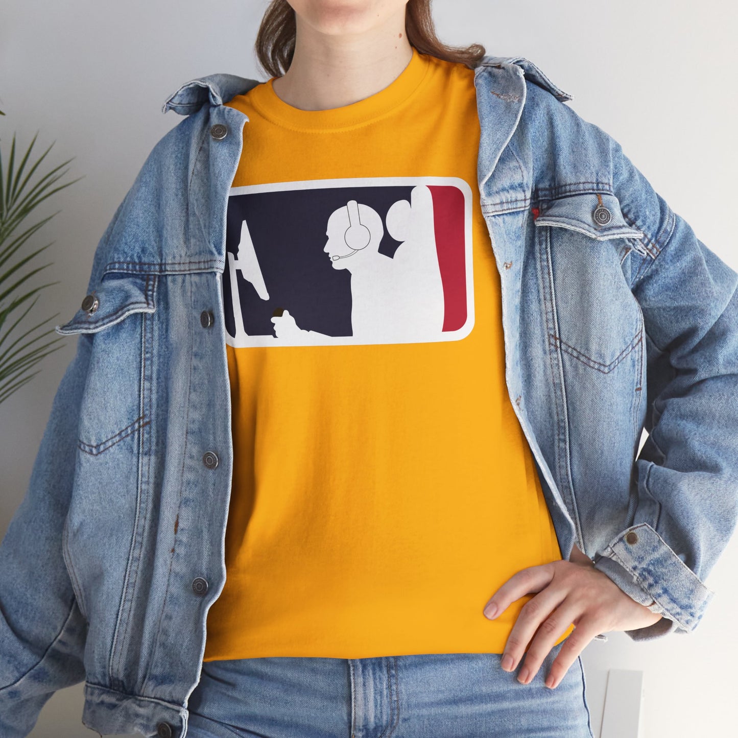 MAJOR LEAGUE GAMER (CONSOLE). Unisex Heavy Cotton Tee