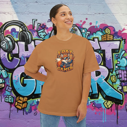 FOXY GAMER. Unisex Oversized Boxy Tee