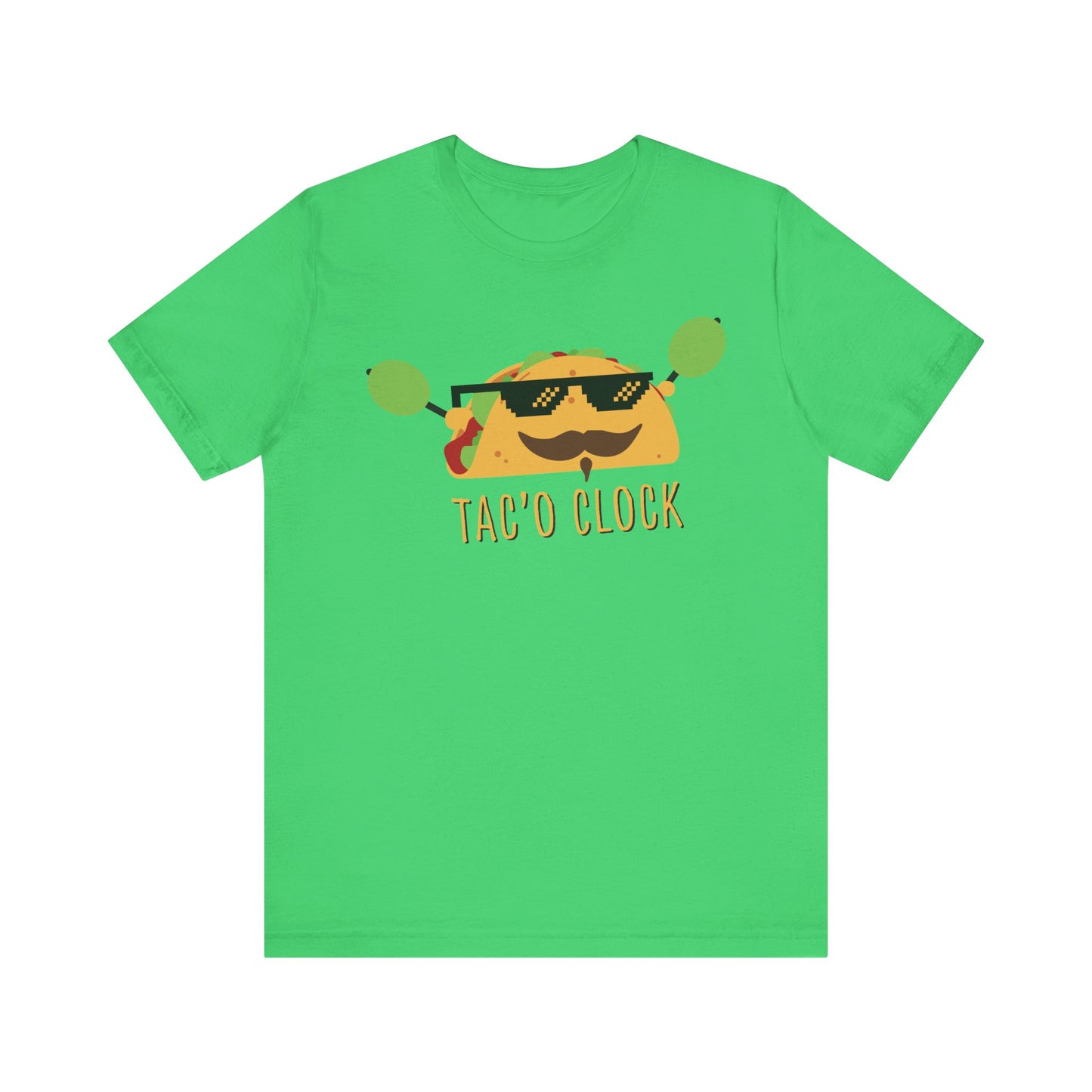 TACO O'CLOCK. Unisex Jersey Short Sleeve Tee