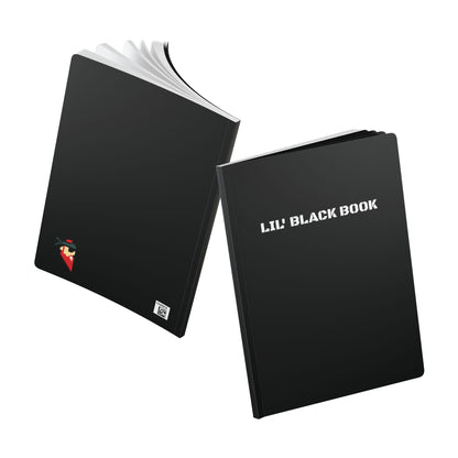 LIL' BLACK BOOK. Softcover Journal (with Inside Prints)