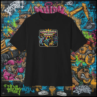 GAME OVER MAN!!! Unisex Oversized Boxy Tee