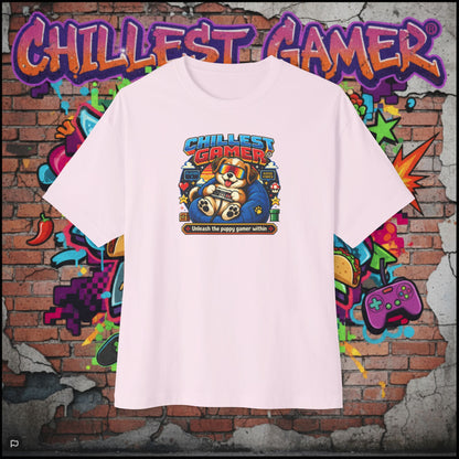 PUPPY GAMER. Unisex Oversized Boxy Tee