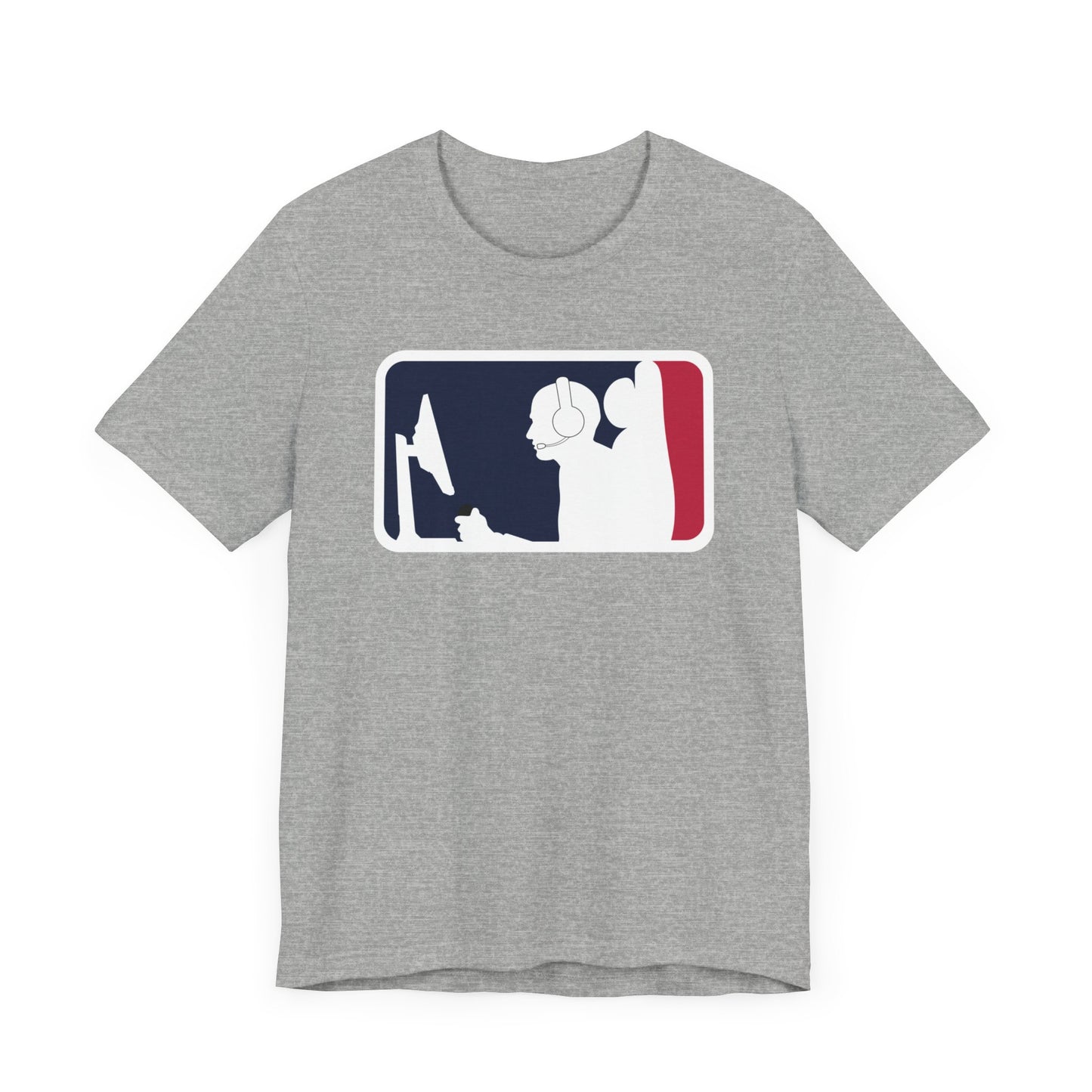 MAJOR LEAGUE GAMER (CONSOLE). Unisex Jersey Short Sleeve Tee