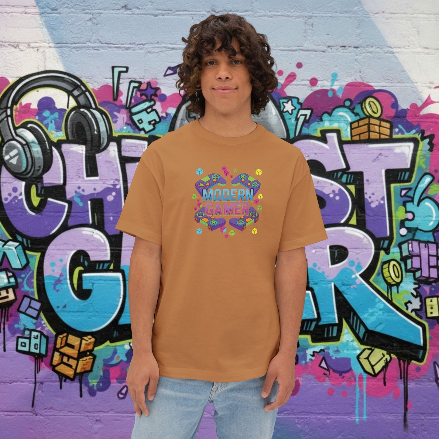 MODERN GAMER. Unisex Oversized Boxy Tee