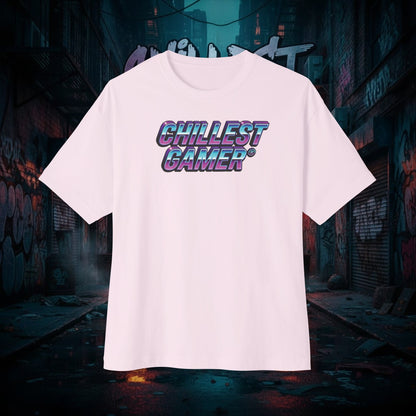 CHILLEST GAMER. Unisex Oversized Boxy Tee