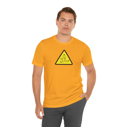 CAUTION BANANA. Unisex Jersey Short Sleeve Tee