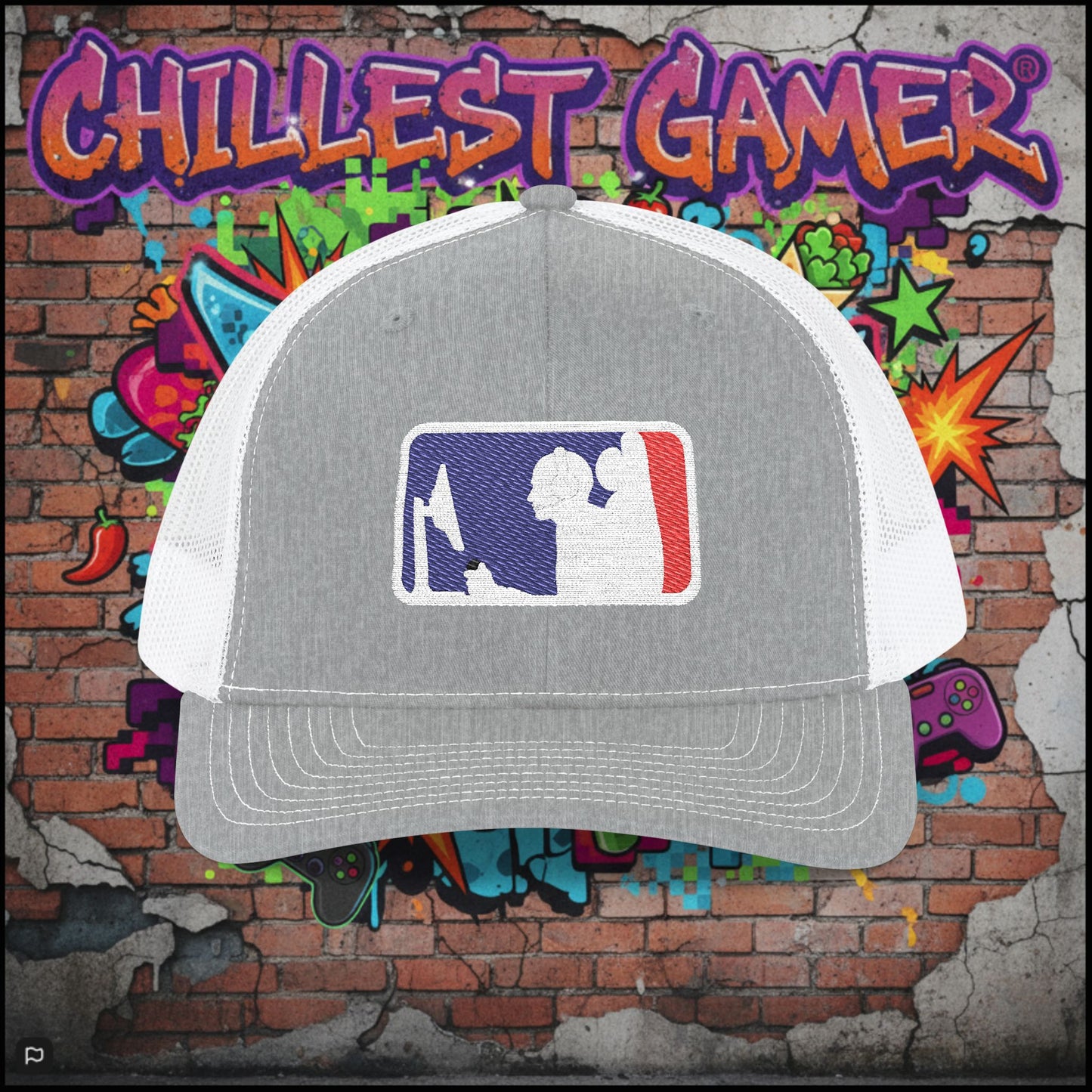 MAJOR LEAGUE GAMER (CONSOLE). Snapback Trucker Cap (Embroidery)