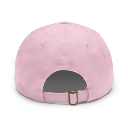 FED UP GAME UP. Dad Hat with Leather Patch (Rectangle)