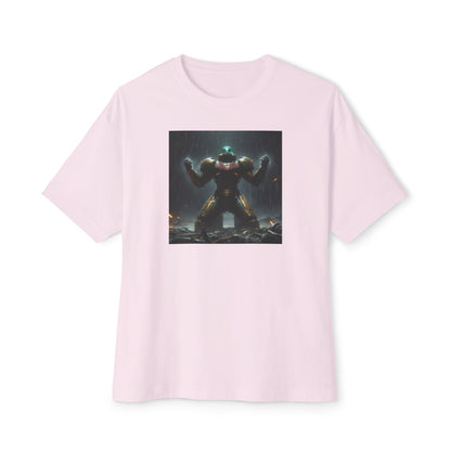 DEAD PLANET (AI generated). Unisex Oversized Boxy Tee