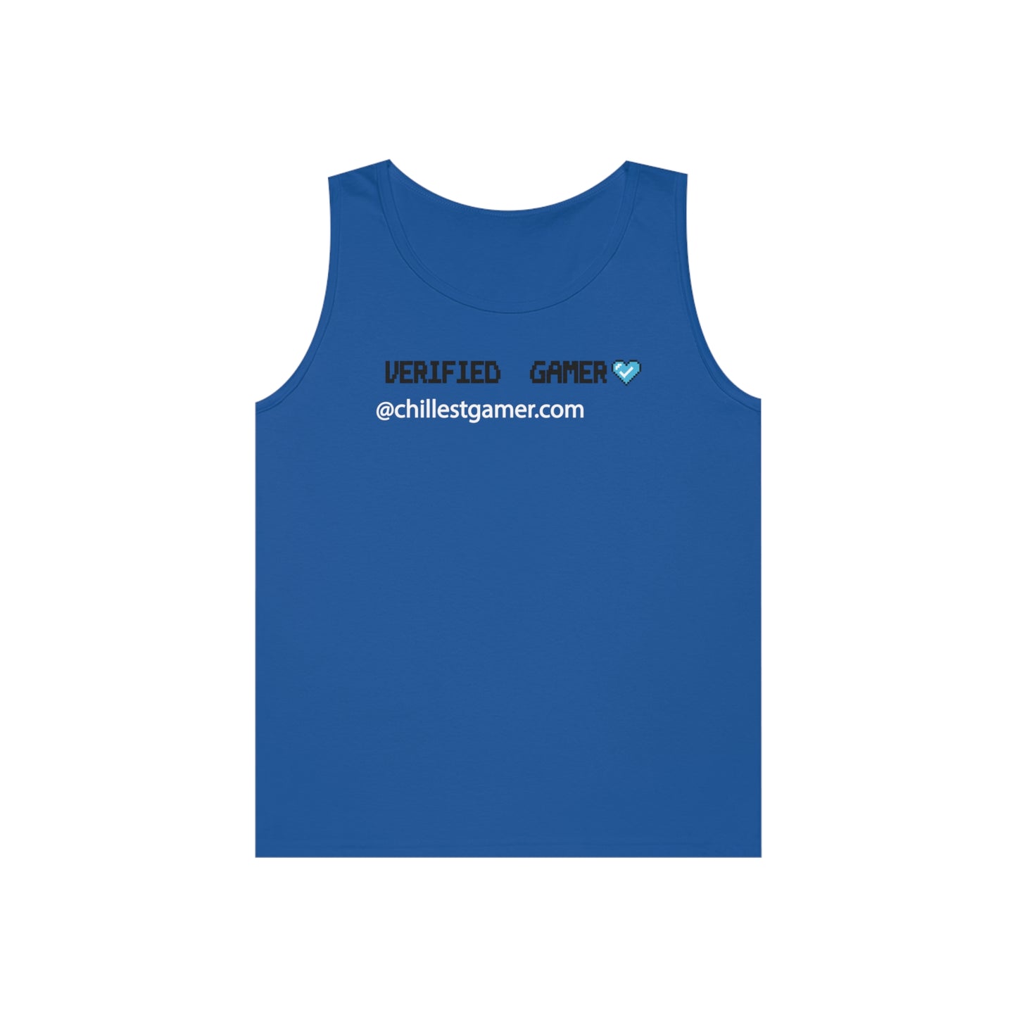 VERIFIED GAMER. Unisex Heavy Cotton Tank Top