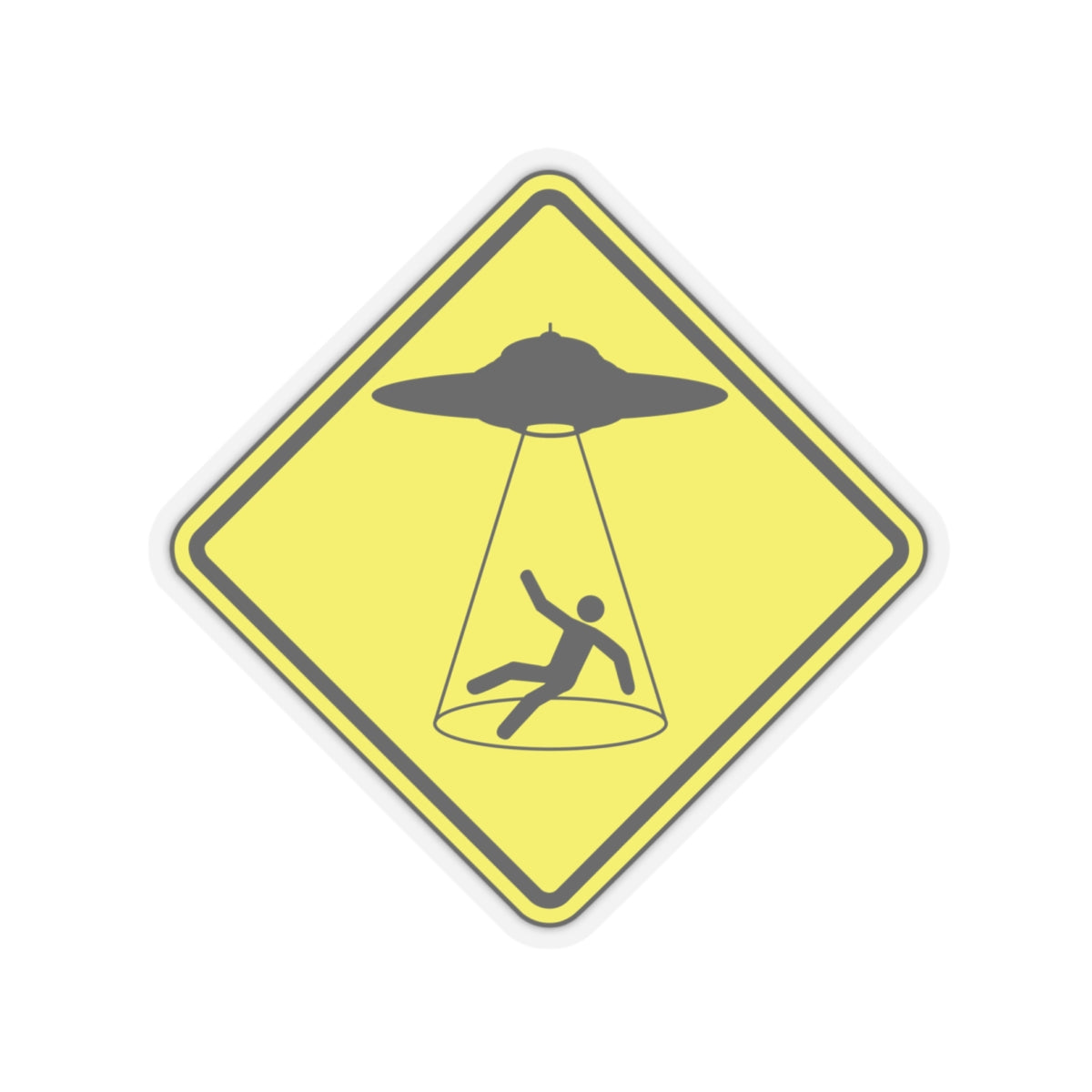 CAUTION UFO! Kiss-Cut Stickers