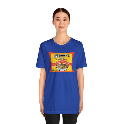 RAMEN GAMER FOOD. Unisex Jersey Short Sleeve Tee