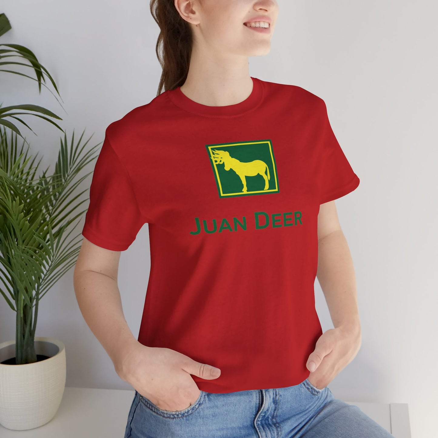 JUAN DEER V2. Unisex Jersey Short Sleeve Tee