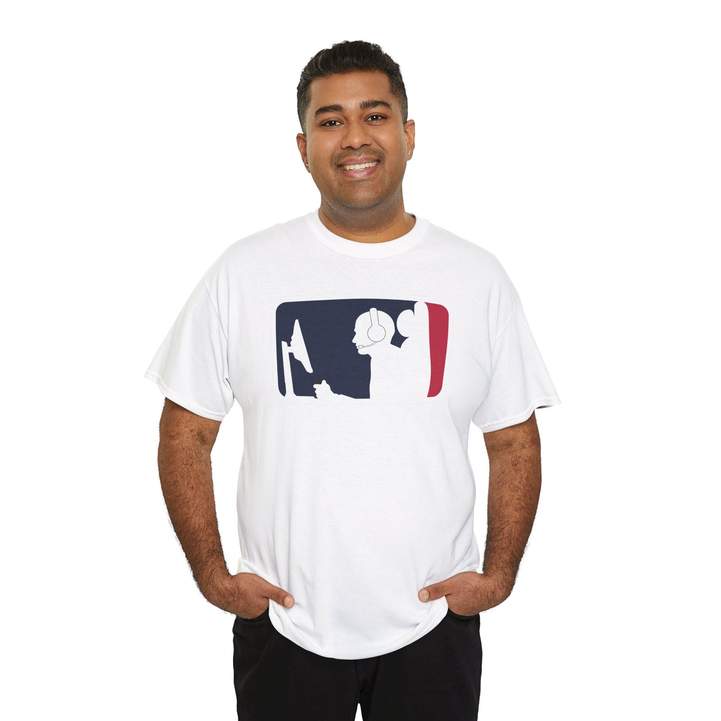 MAJOR LEAGUE GAMER (CONSOLE). Unisex Heavy Cotton Tee