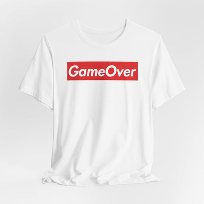 SUPER GAME OVER. Unisex Jersey Short Sleeve Tee