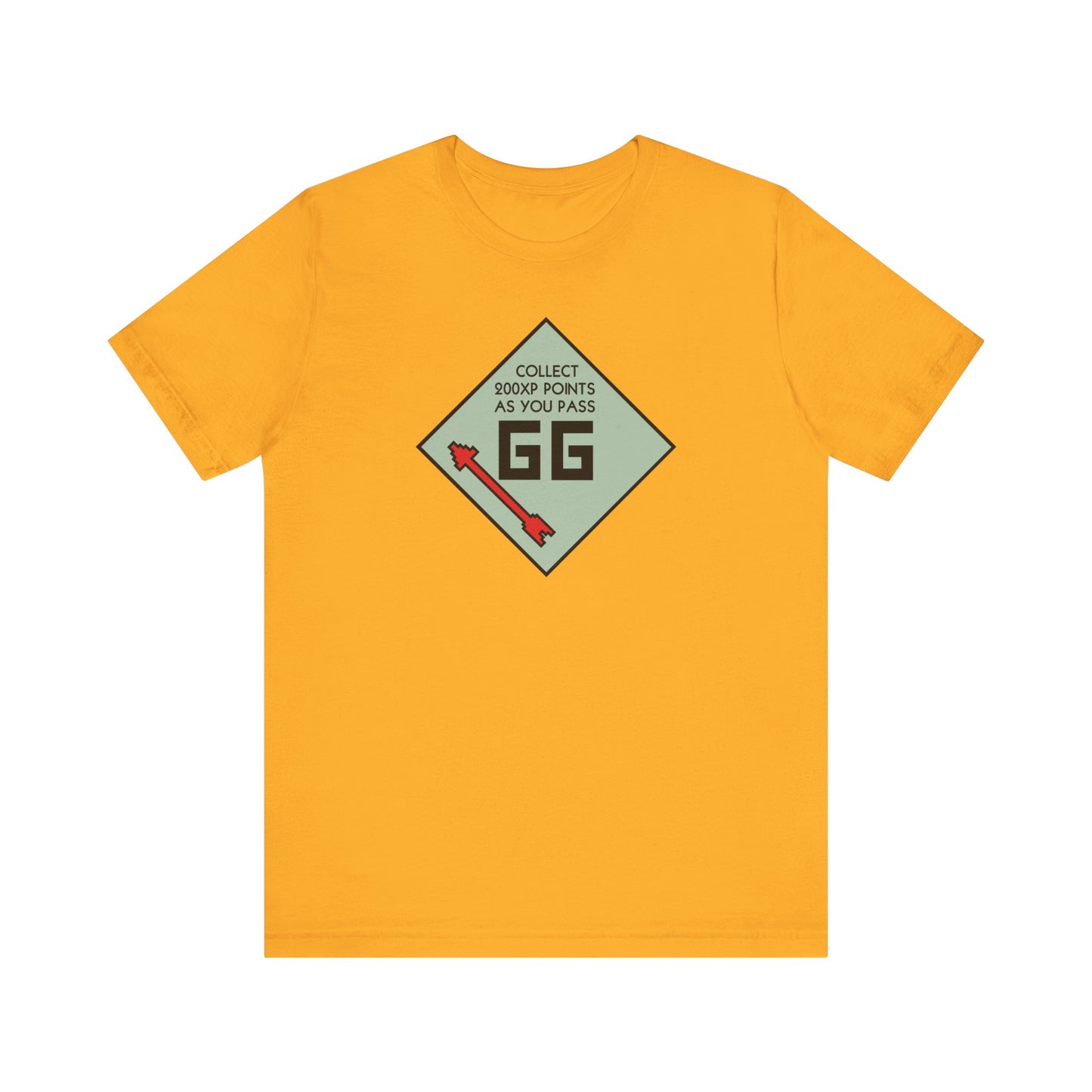 GG PASS GO COLLECT 200XP. Unisex Jersey Short Sleeve Tee