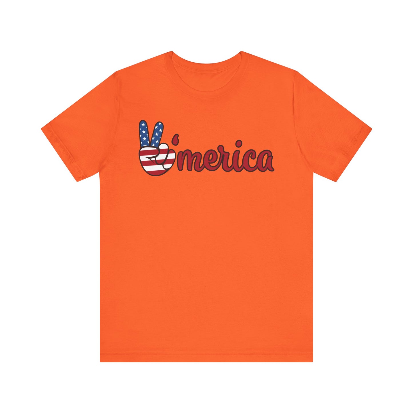 'MERICA. Unisex Jersey Short Sleeve Tee