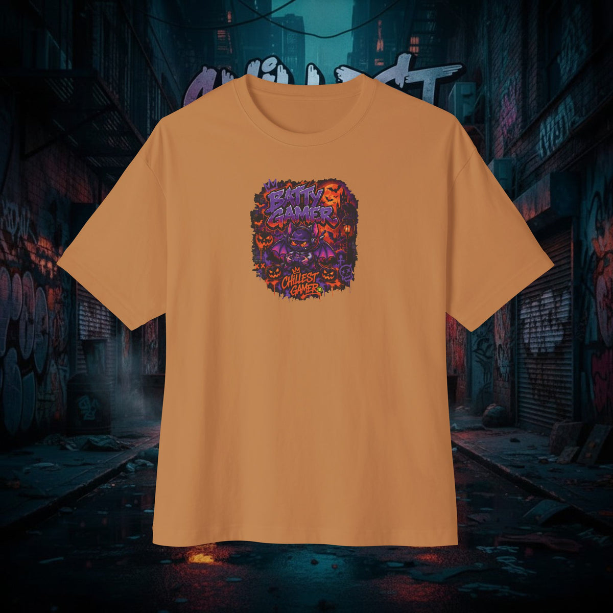 BATTY GAMER. Unisex Oversized Boxy Tee