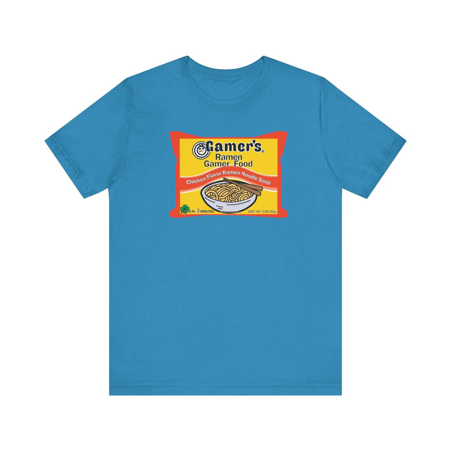 RAMEN GAMER FOOD. Unisex Jersey Short Sleeve Tee