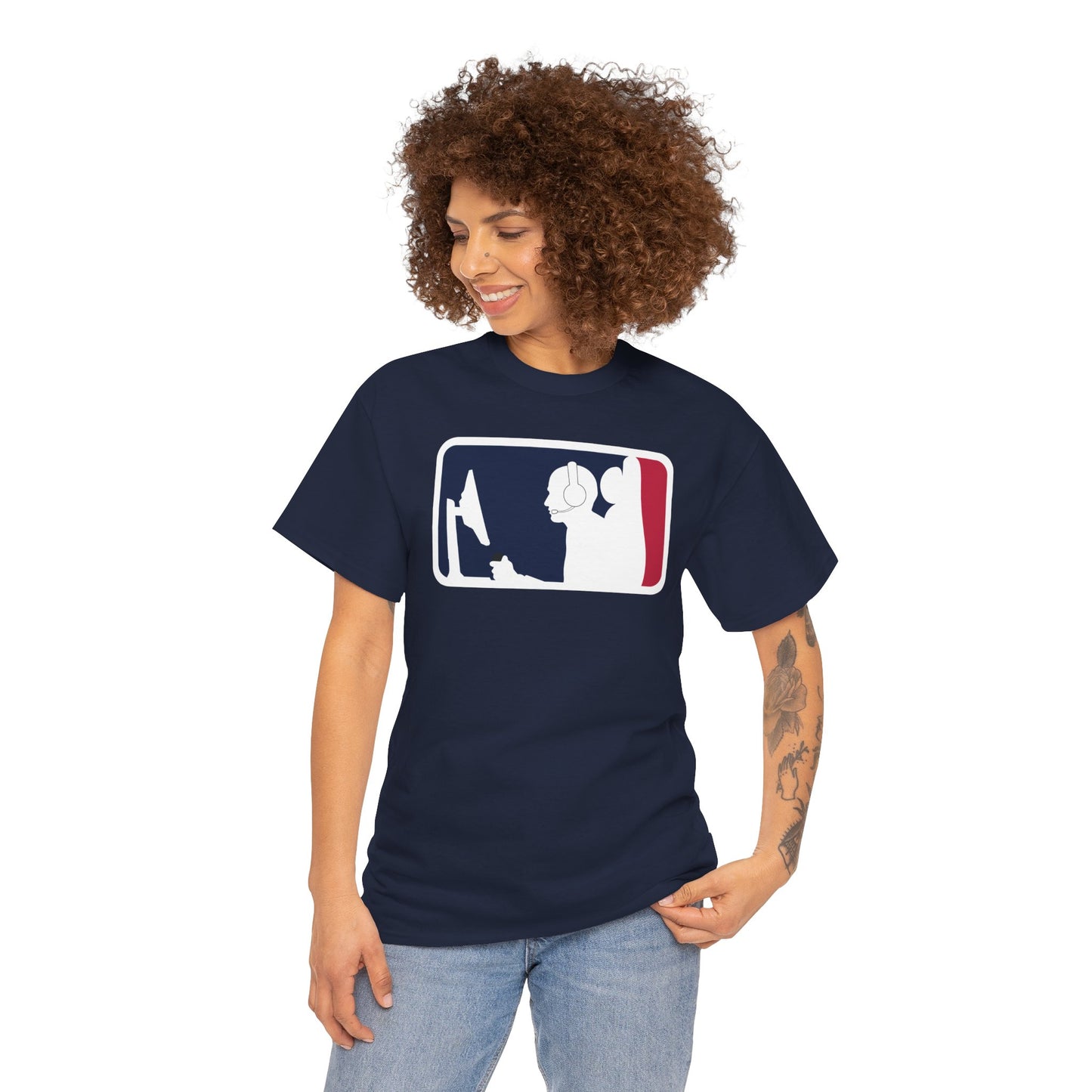 MAJOR LEAGUE GAMER (CONSOLE). Unisex Heavy Cotton Tee