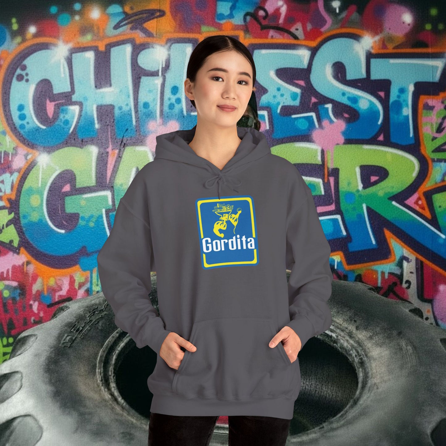 GORDITA. Unisex Heavy Blend™ Hooded Sweatshirt