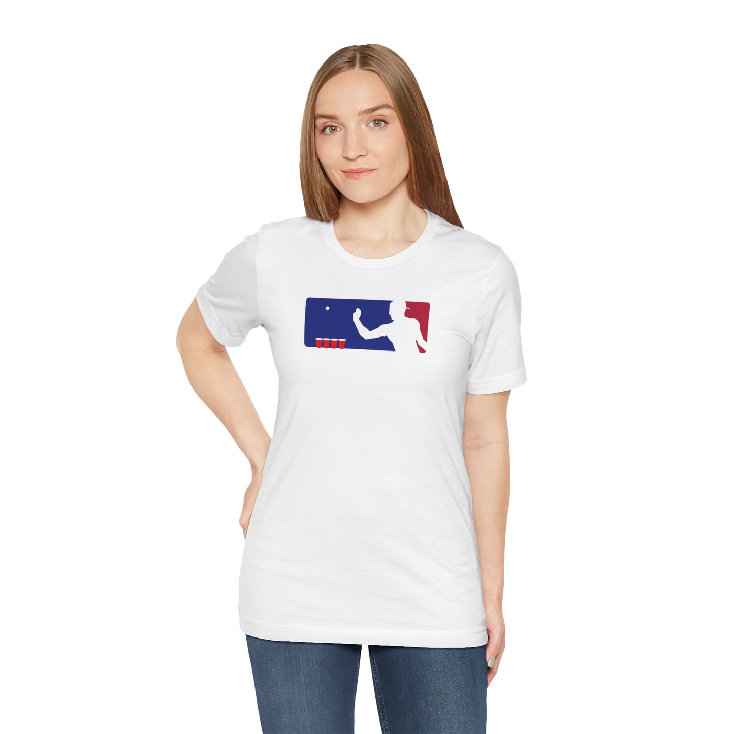 MAJOR LEAGUE PONGER. Unisex Jersey Short Sleeve Tee