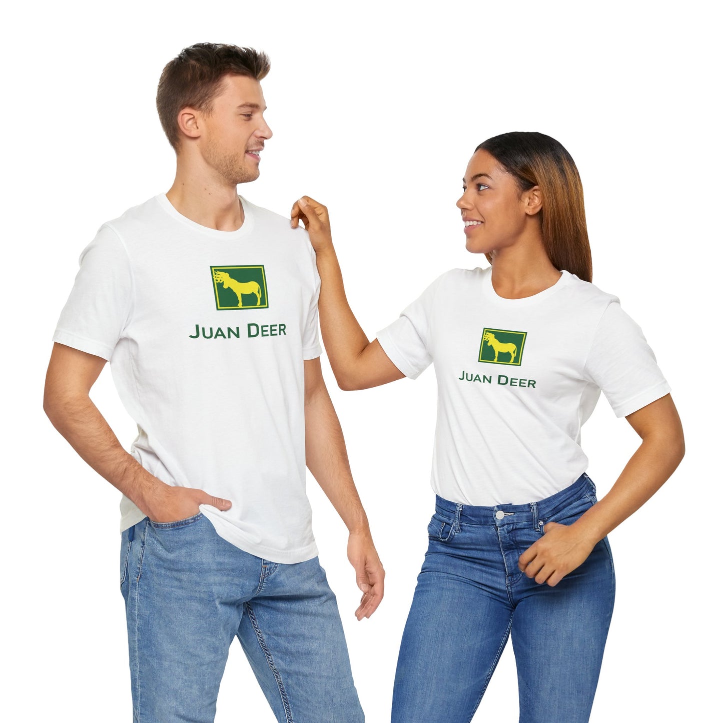 JUAN DEER V2. Unisex Jersey Short Sleeve Tee