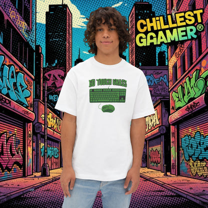 GO TOUCH GRASS. Unisex Oversized Boxy Tee