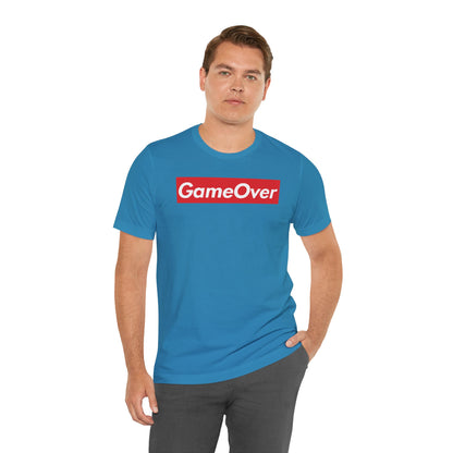 SUPER GAME OVER. Unisex Jersey Short Sleeve Tee