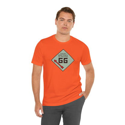 GG PASS GO COLLECT 200XP. Unisex Jersey Short Sleeve Tee