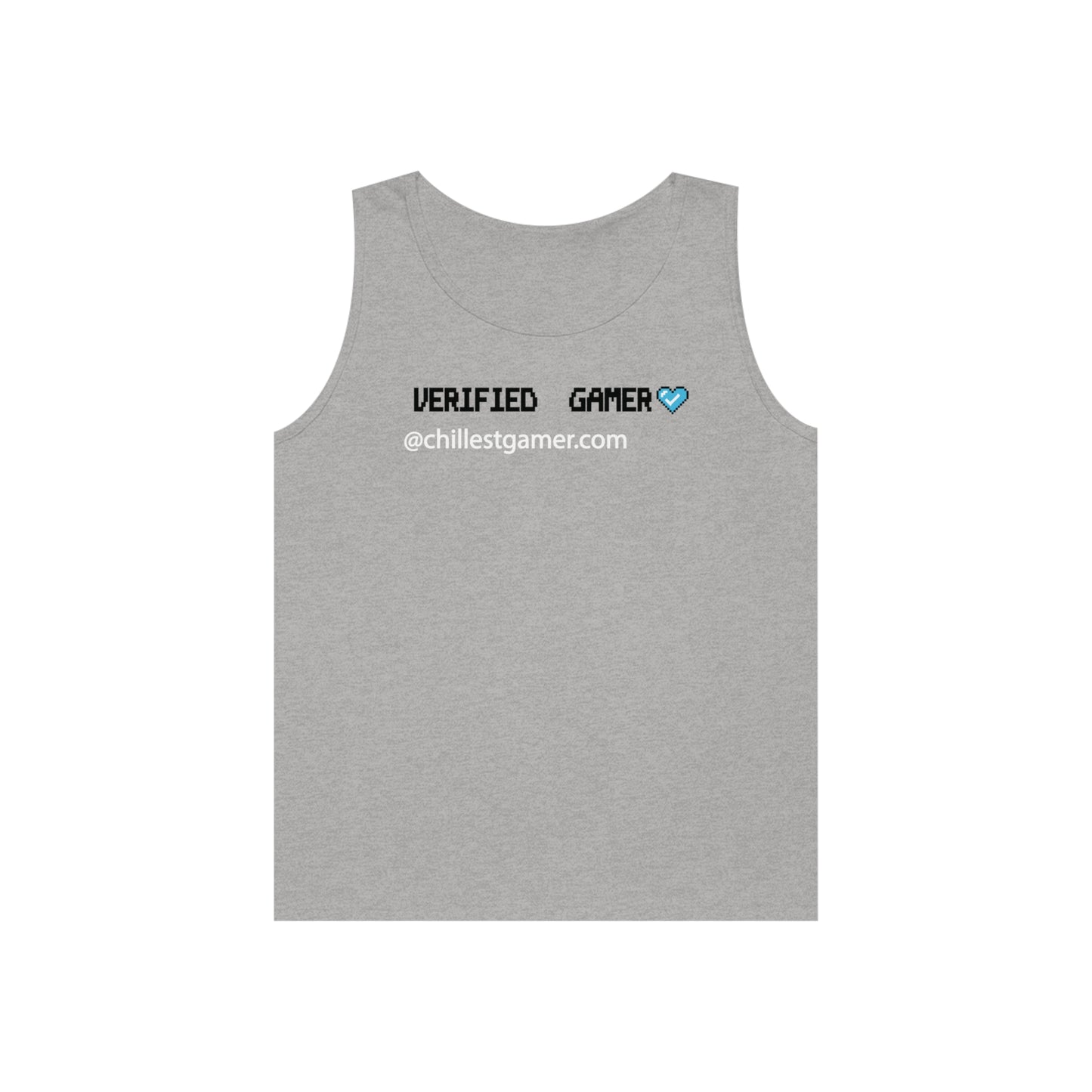 VERIFIED GAMER. Unisex Heavy Cotton Tank Top