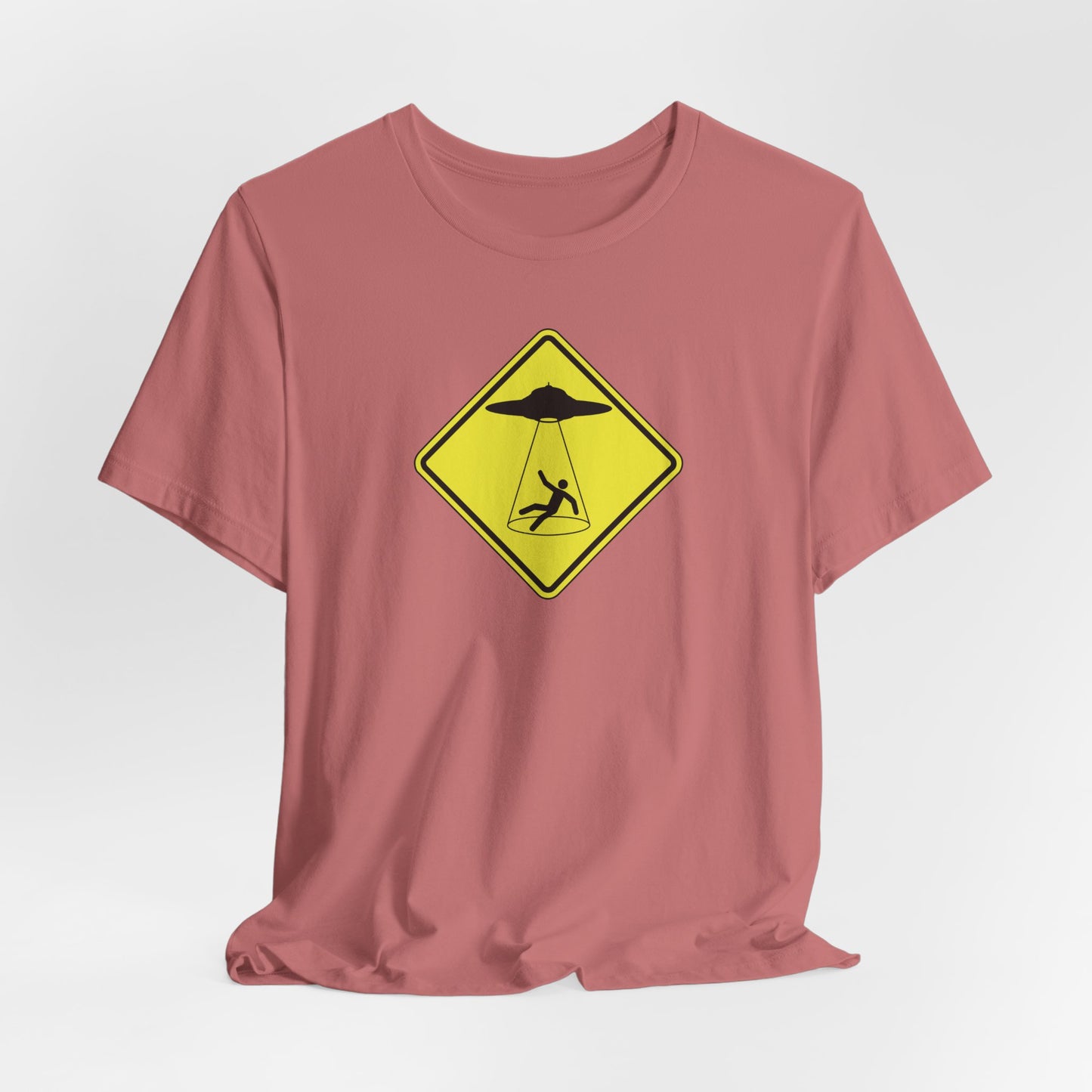 CAUTION UFO! Unisex Jersey Short Sleeve Tee