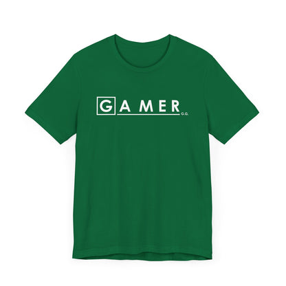 DR. GAMER IS IN THE HOUSE. Unisex Jersey Short Sleeve Tee