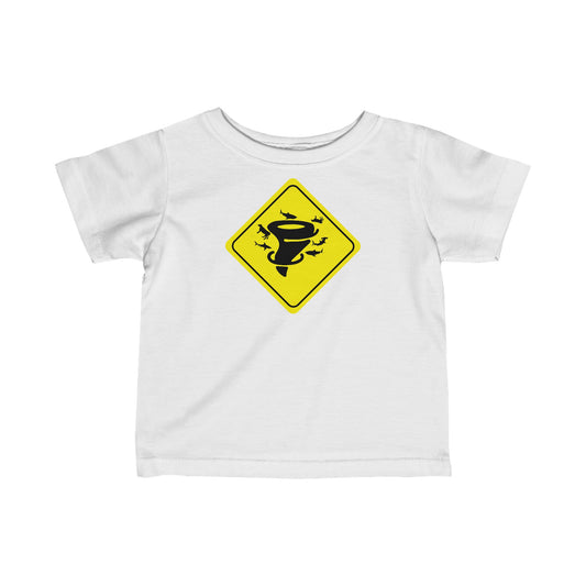 COW SHARK TORNADO. Infant Fine Jersey Tee