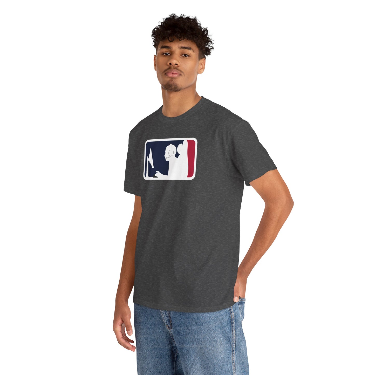 MAJOR LEAGUE GAMER (PC). Unisex Heavy Cotton Tee