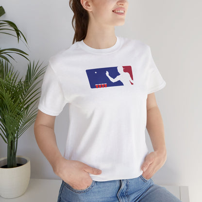 MAJOR LEAGUE PONGER. Unisex Jersey Short Sleeve Tee
