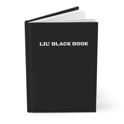 LIL' BLACK BOOK. Hardcover Journal Matte