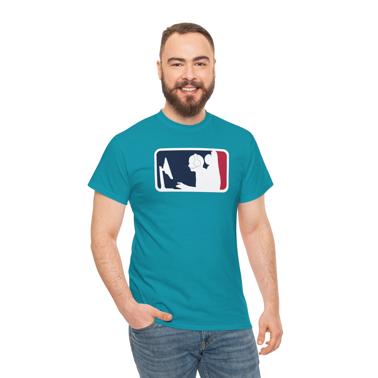 MAJOR LEAGUE GAMER (PC). Unisex Heavy Cotton Tee