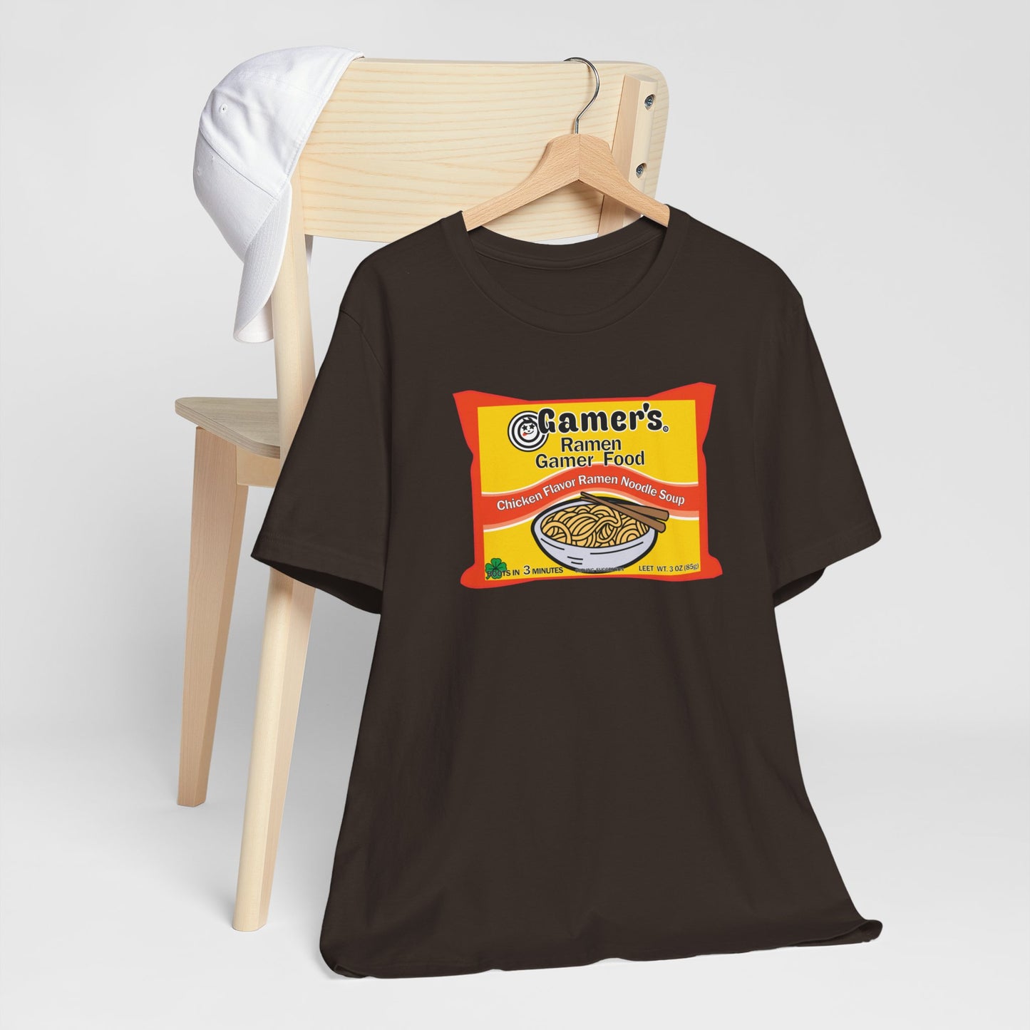 RAMEN GAMER FOOD. Unisex Jersey Short Sleeve Tee