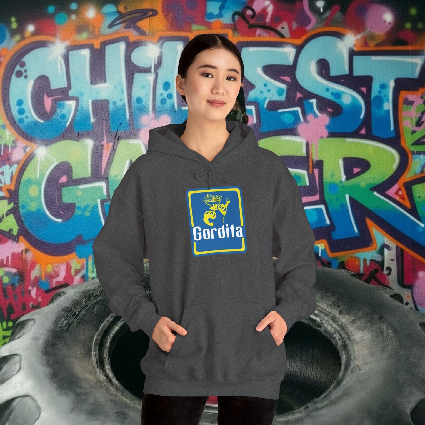 GORDITA. Unisex Heavy Blend™ Hooded Sweatshirt