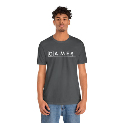 DR. GAMER IS IN THE HOUSE. Unisex Jersey Short Sleeve Tee