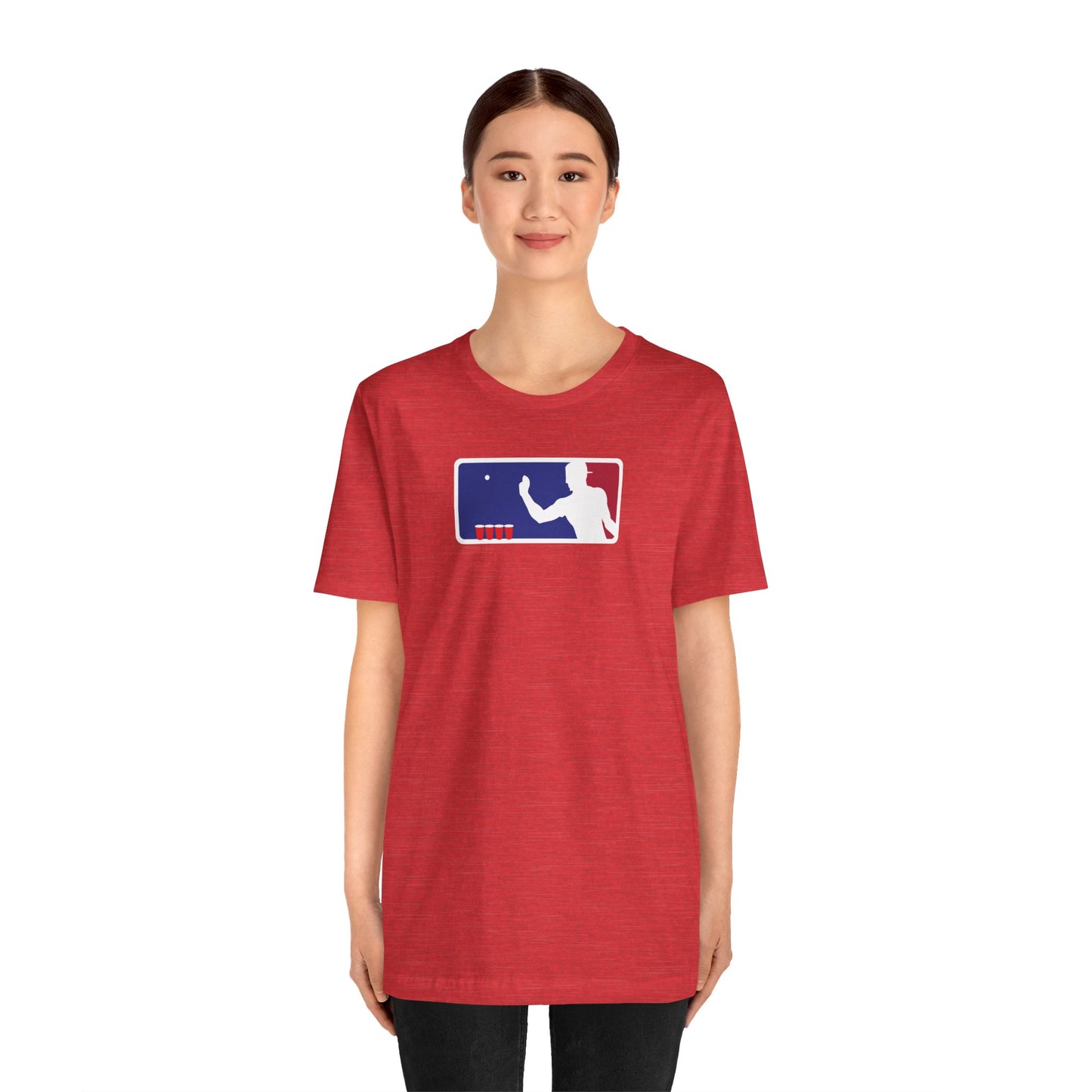 MAJOR LEAGUE PONGER. Unisex Jersey Short Sleeve Tee