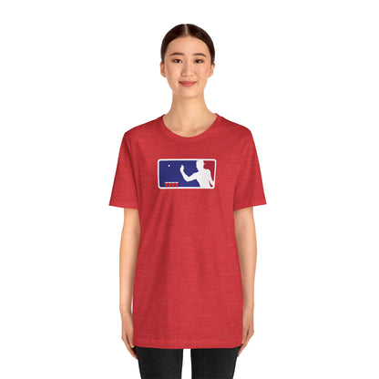 MAJOR LEAGUE PONGER. Unisex Jersey Short Sleeve Tee